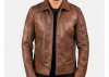 Leather Jacket - Sheep Leather Made ( ভেড়ার চামড়া )